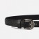 Children's belt, width - 2.0 cm, metal buckle, black color