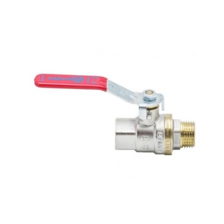 Ball the ball Aquasfera Euro 1003-04, 1 1/4 ", PN20, internal/outer thread, lever, nickel-4