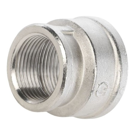 The coupling Stout SFT-0006-001141, 1 1/4 "x 1", internal thread, transition, nickel. brass-2