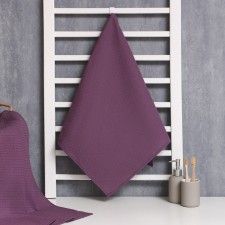 Waffle towel Economy and I 50x90 cm, lavender, 100% cotton, 200 g/m2
