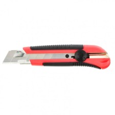 Universal knife MATRIX 78913, sliding blade, metal, screw lock, 25 mm
