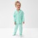 Children's pajamas (shirt and trousers) minku, mint color, height 134 cm