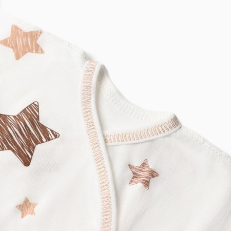 Costume (swing, slider, cap) Bloom Baby Stars, p. 68 cm, milk-7