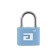 Castle for suitcases "Allur" BC1L-20, D = 2.8 mm, blue