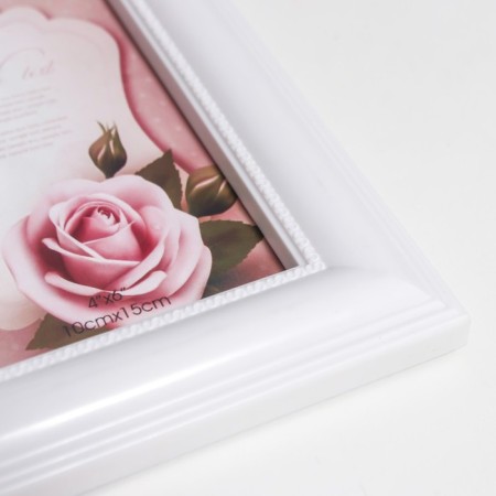 Photo frame plastic 10x15 cm "Classic Infinity" White 20x15 cm-3
