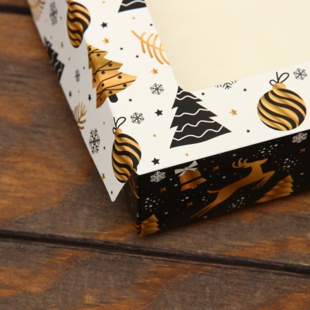 Folding box "Festive mood", 20 x 20 x 4 cm-2