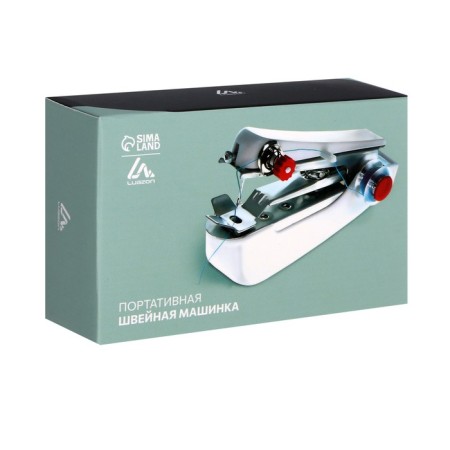The sewing machine Luazon LSH-08, mechanical, portable, white-5