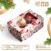 Packaging for 6 cupcakes with the New Year window, 25 x 17 x 10 cm