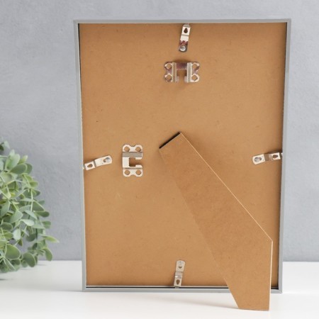 Photo frame Plastic "Decoline" 21x29.7 cm, (A4) silver-3