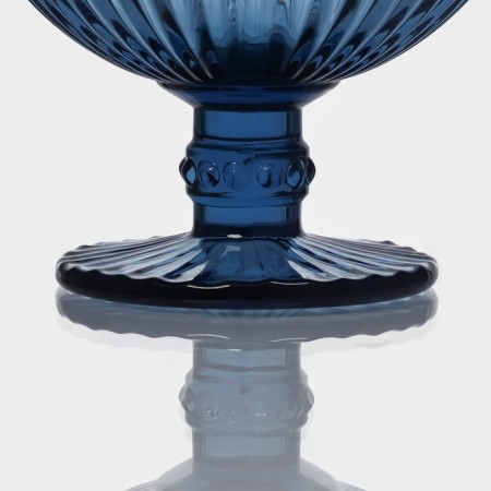 Glass Kremanka "Bosphorus", 350 ml, 12 × 11 cm, blue color-1
