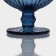 Glass Kremanka "Bosphorus", 350 ml, 12 × 11 cm, blue color