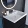 Sink uperwood Classic quartz 60 cm, quartz, white matte, jasmine