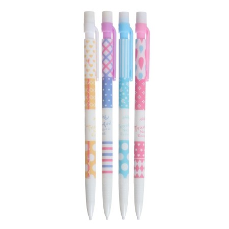 Mechanical pencil 0.5mm hull mix assorted, barcode on a thing, in a package