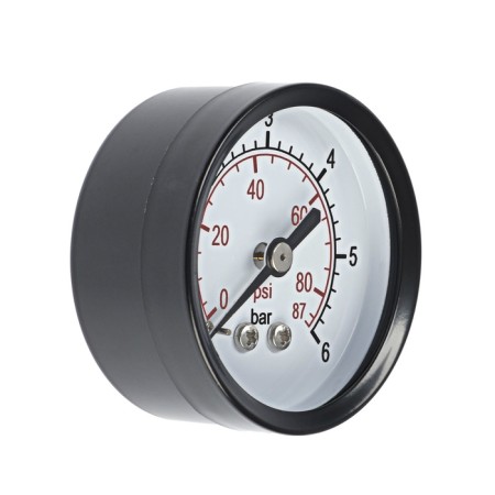 Manometer Zein, axial, body diameter 50 mm, 6 bar, 1/4 "