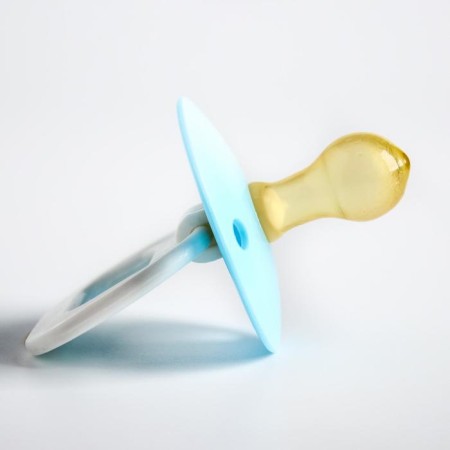 Latex-Latex classic “button” with a ring, from 0 months., Mix color-3