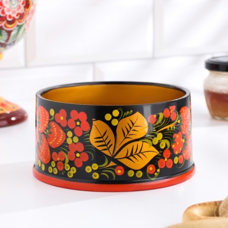 Box "Berry", large, 12-13 × 9-10 cm, Khokhloma-2