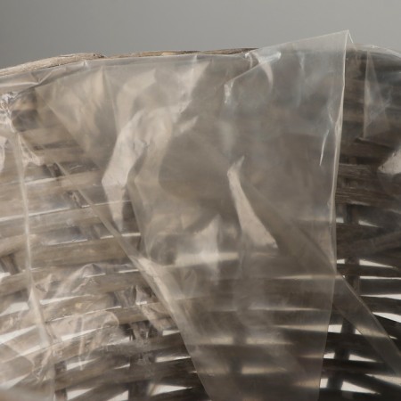 A set of baskets, 30 x 18/49 cm, 24 x 15/45 cm, 2 pcs, gray, willow-5