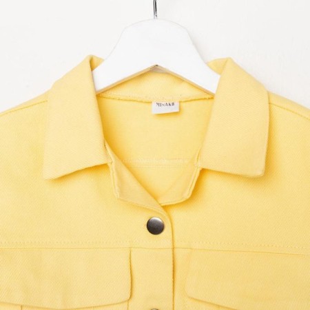 Jacket for Minaku girl: Casual Collection Kids, lemon color, height 110 cm-5