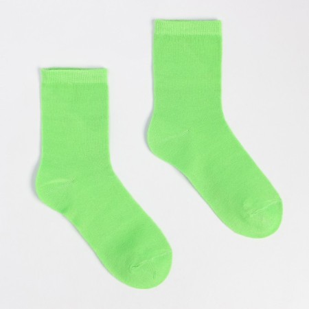 Socks children's color green, size 22-24-1