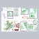Stick plastic interior color "posters with leaves" 60x90 cm