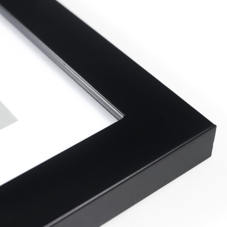 Photo frame Plastic "Gloria" 15x20 cm, with a paspartm, black-3