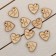 Set of tags 10 pcs, heart "Thank you for the order", 2.5x2.5cm