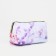 Lightning cosmetic bag, white/lilac color
