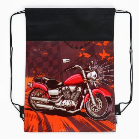 Back for shoes "Motorcycle" Wolled canvas 30 x 40 cm-1