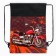 Back for shoes "Motorcycle" Wolled canvas 30 x 40 cm