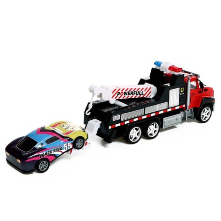 Metal truck "Evaciatorial", with a machine, light and sound, inertia, mix-3