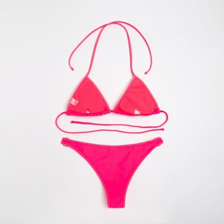 Separate male swimsuit minku with a top pink color, size 46-11