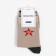 Male socks, Hakki Beige/Star, size 44-45