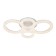 Ceiling light ESCADA, 10281/4LED. 1x126W, LED, 8342LM, 3000/4000/6500K, 620x620x125 mm, white color
