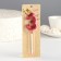 Candle in the cake on the ships "Fine", the number "3", 5 cm, red