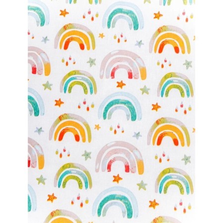 Plaid "Grow together", size 85x95 cm, white, mint color-5