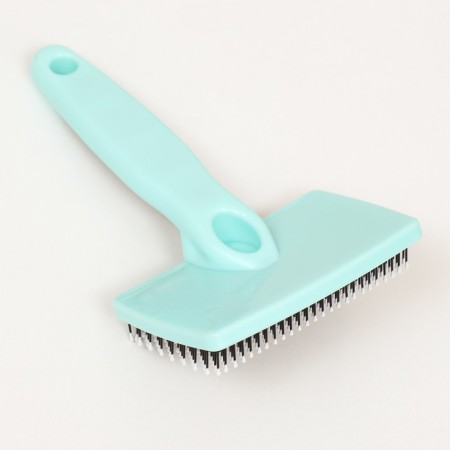 Pucoding plastic soft with rounded teeth, medium, 9 x 15.5 cm, turquoise-2