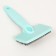 Pucoding plastic soft with rounded teeth, medium, 9 x 15.5 cm, turquoise