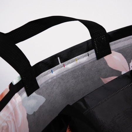 Household bag without fastening, black color-2