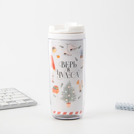 New Year's gift set, A5 diary, 80 sheets, a thermostat 350 ml "Happy New Year"-5