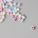 Beads for creativity plastic "Cuba Color Hearts" set 20 grams 0.4x0.4 cm