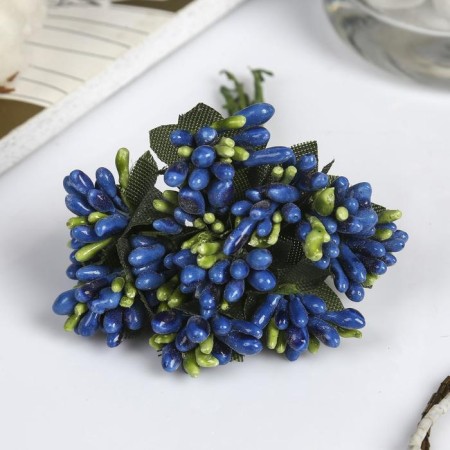 Decor for creativity "Flowers" mix 9 cm (1 set = 1 bouquet) in the bouquet 12 colors-1