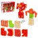 Set of robots "alphabet", transformed, 7 pieces, gather in 1 robot