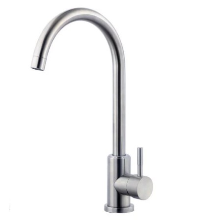 Fashun A54009-A kitchen mixer, single-leaf, 35 mm cartridge, stainless steel, satin