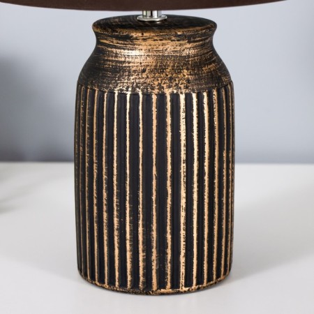 E14 40W Black-gold 22x22x36 cm Risalux desktop-4