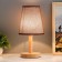 Bordeaux table lamp E27 40W brown 14x14x30 cm Risalux