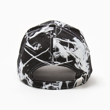Minaku cap, black and white color, size 58-7