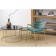 Eirill chair, 530 × 590 × 770 mm, velor, dark green color