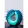 Pillow with gel insert, size 28x28x7.6 cm, green color