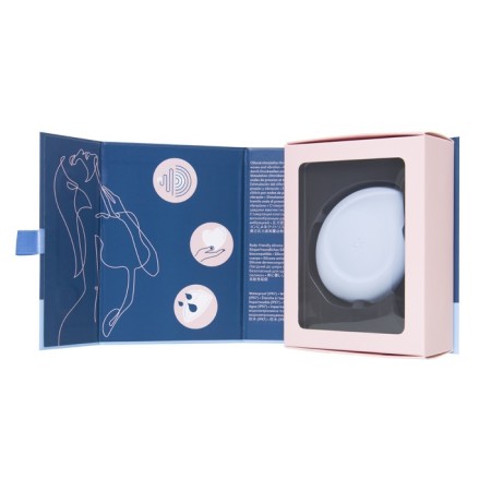 Vacuum-wave contactless stimulator of the Satiffyer Sugar Rush clitoris, silicone, blue color-6