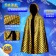 New Year! Carnival set "Golden Snake": cloak length 80 cm, mask